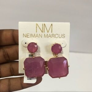 Berry Colored Statement Earrings